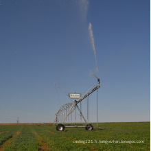 Système d&#39;irrigation à pivot central avec tuyaux galvanisés